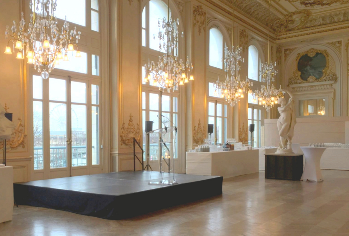 Location d&#8217;un podium en praticables Saint-Max